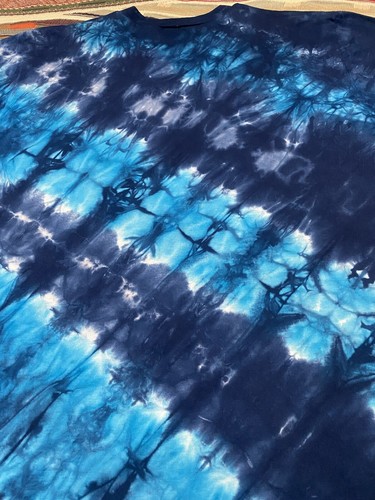 Vintage Led Zeppelin Shirt Blue Concert Single Stitch 1984 Tie Dye Tee Mens XL - Foto 7 di 10