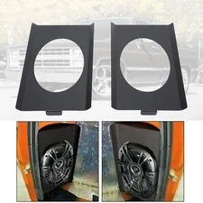 FOR 73-87 Chevy C10 NEW Behind Seat Cab Corner Speaker Brackets Square body 6×9
