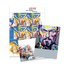 “USYK. World loves the strong” Ukrainian Stamp Set (sheet, FDC, card) UKRPOSHTA