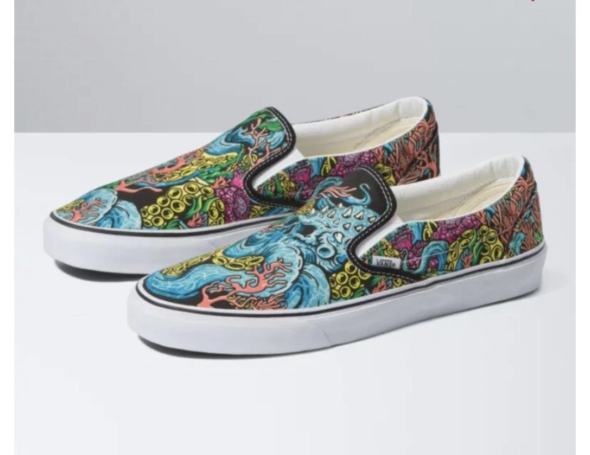 vans slip on underwater
