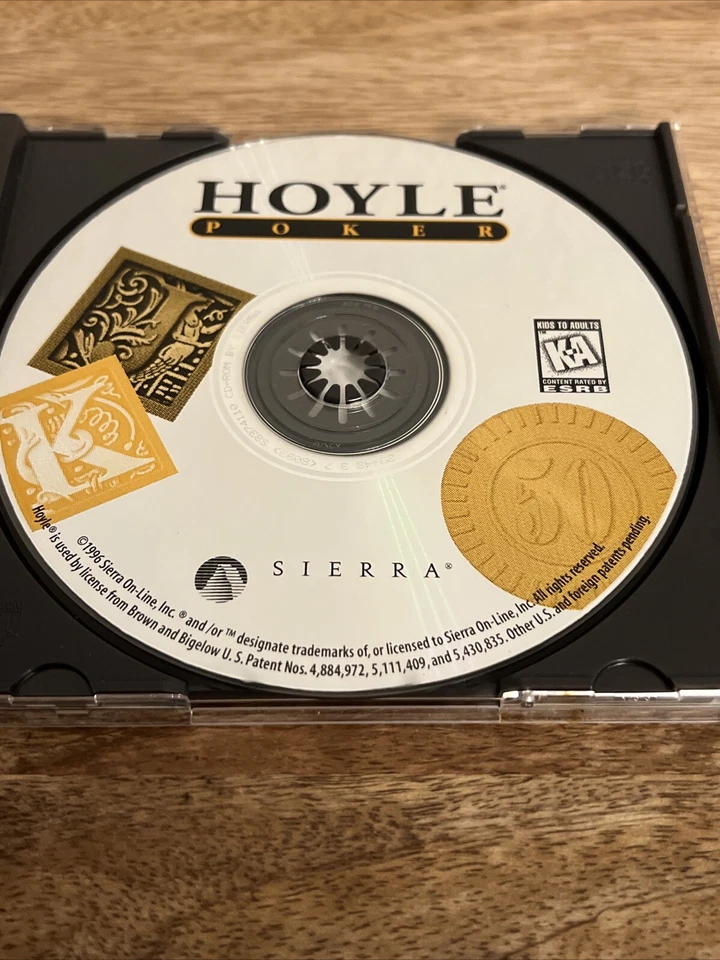 Poker Hoyle Classic Pc Cd-Rom Video Game E -Everyone Sierra - Image 4 of 4