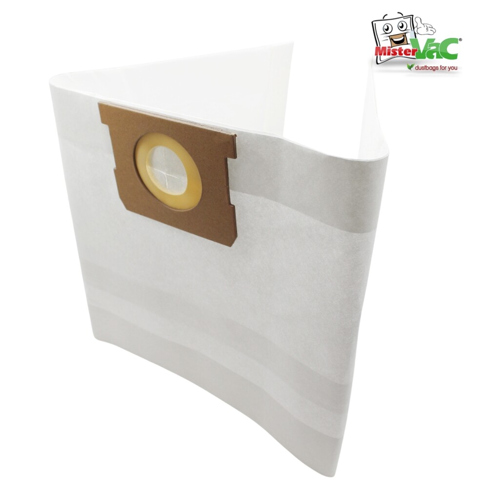 MisterVac Sacchetti Per Aspirapolvere - Confezione Da 10 Pezzi Compatibili Con Shop Vac Pump Vac 30 E Modelli Simili (5870829)