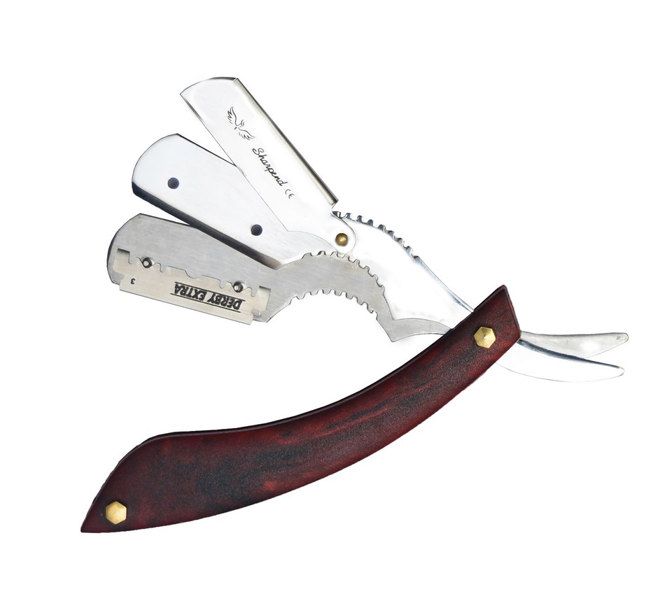 FREE BLADES + CLASSIC BARBER STRAIGHT RAZOR CUT THROAT SALON SHAVING ...