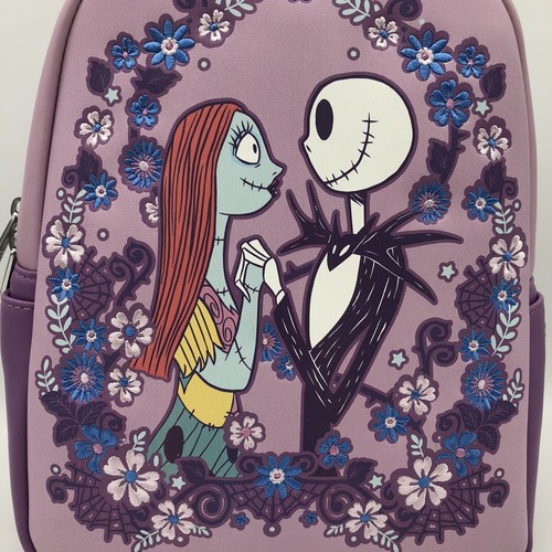 Mini Mochila Floral Jack & Sally Loungefly Disney Pesadilla antes de Navidad - Imagen 6 de 11