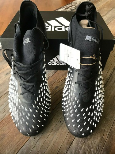 NEW 11.5 Adidas Predator Freak .1 L FG Soccer Cleats Black/Grey/White FY1028  | eBay