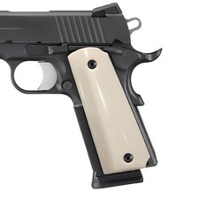 1911 Grips Full Size White Pearl, Bonded Ivory, Black Pearl,Commander,Government