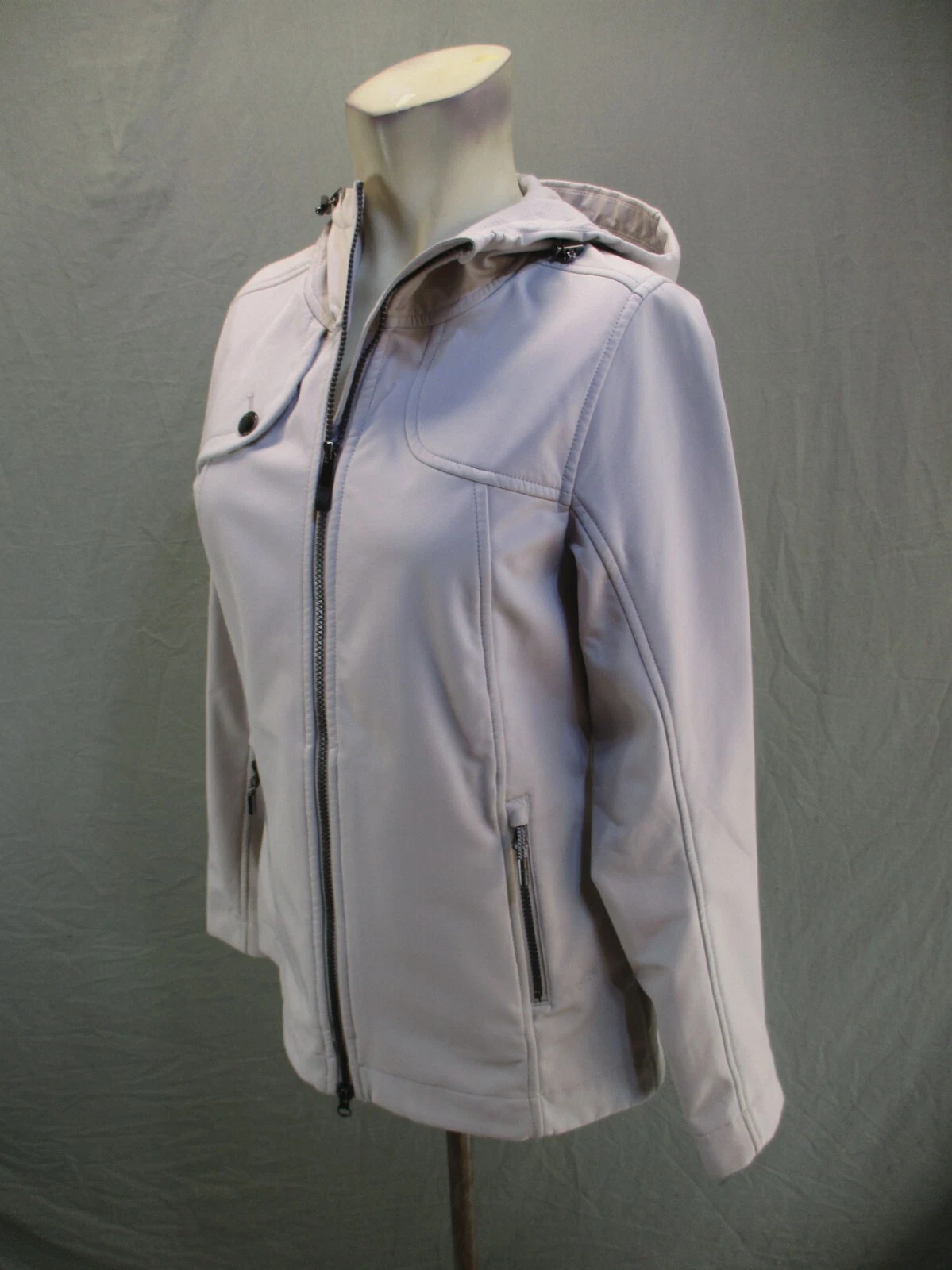 lole full zip stand collar fleece lined insulated jacket