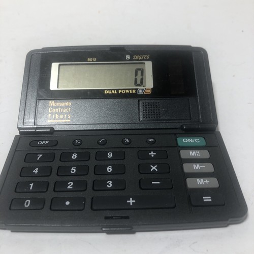 NeoCon 96 Worlds Trade Fair Electronic Calculator Desktop 8 Digit Dual Power - Picture 2 of 8