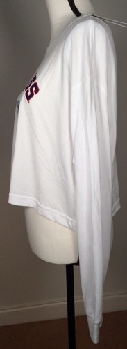 Ole Miss T-Shirt Women's LARGE Nike Cropped Boxy Long sleeve NIKE - NEW - Bild 2 von 10