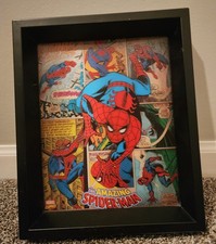 Spiderman Wall Art 3D for Kids Room Decor Marvel Wall Art