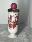 Vintage Collectible Avon Dutch Treat Demi Cup Milk Glass Victorian Scene ~ 4