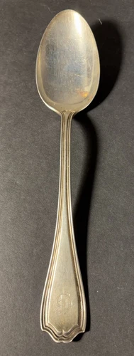 Antique Reed & Barton Hepplewhite Sterling Silver Serving Spoon 65g Mono