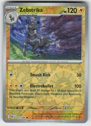 Zebstrika 032/086 White Flare Reverse Holo Japanese Pokémon Card