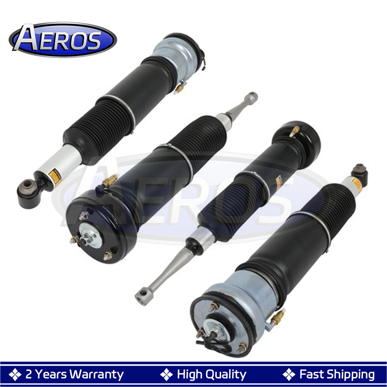 4PCS Front Rear L/R Air Suspension Shock Struts Fit Rolls Royce Phantom 2004-16