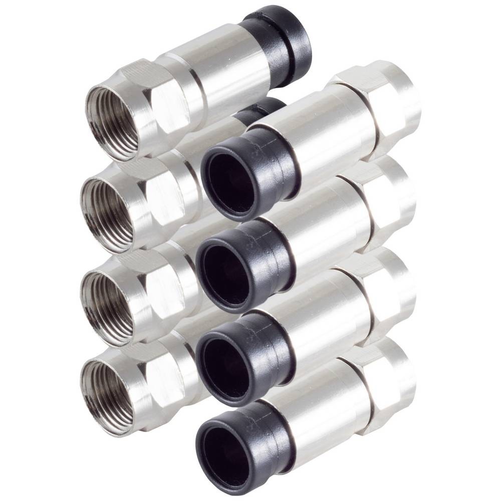 Комплект из 4-х частей Shiverpeaks BS15-300214 F-Stecker Kompression Anschlüsse: