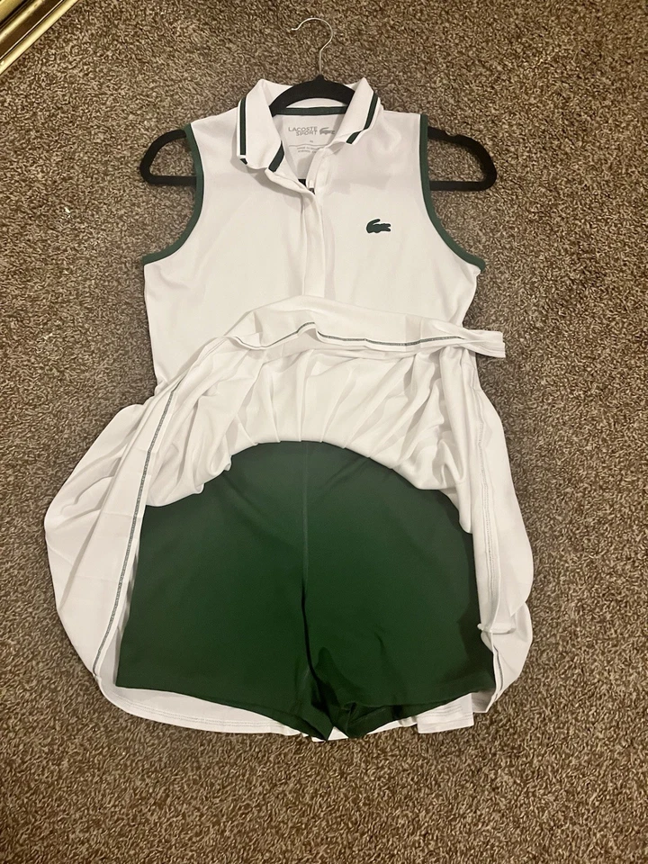 Vestido Tenis Lacoste Blanco Talla 40 EU Foto 4 de 4