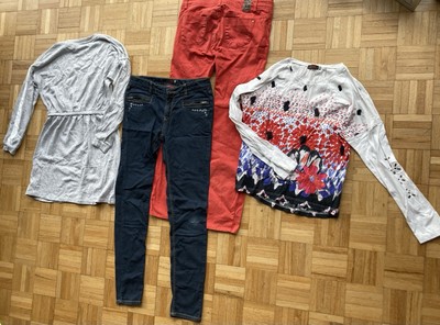 Mädchen Catimini Outfit & Jeans für 12-14 Jahre, plus M&S Kleid 