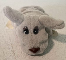 1995 Galoob Mini Pound Puppy Brown Nose Gray Eyelids