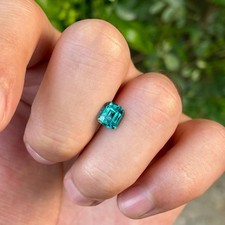 GIE Certified 4 Ct Natural Neon Blue Paraiba Tourmaline Cushion Loose Gemstone