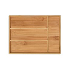 Besteckkasten Besteckschublade Besteckorganizer Schubladeneinsatz 4 Fächer