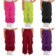 Girls Sweatpants Sports Trousers Performance Pants Jazz Dancewear Athletic