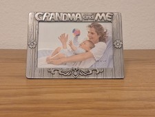 Grandma and Me Pewter 6x4 Photo Frame