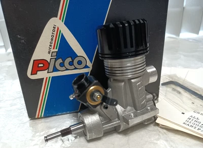 Moteur Picco P 21 CAR avec pat de carburateur Perry. 3547415 - NIB Vintage It... - Photo 1/4