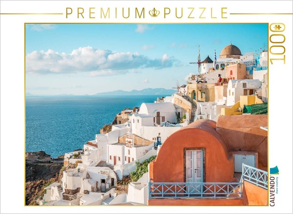 Calvendo Puzzle Oia Santorini | 1000 Teile Lege-GrößE 64X48Cm Foto-Puzzle FüR Gl-image
