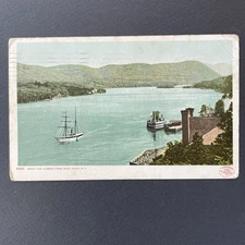 Vintage Postcard Steamships Boats Hudson River New York 1910
