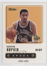 1999-00 Upper Deck Retro Gold 59/250 George Gervin #44 HOF 0oc8