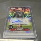Konrad Laimer Topps Finest Bayern Munich Auto&Bundle of base cards