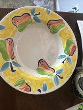 6 International Steelite England Bowls  Yellow And White Pears