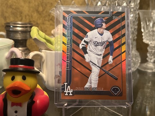 Shohei Ohtani Nod and Smile CL 2025 Topps Update Holiday Orange Foil SP #US84