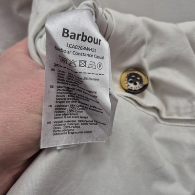 Barbour x Alexa Chung Constance Casual White Canvas Smock Barbour x Alexa Chung Constance Casual White Canvas Smock