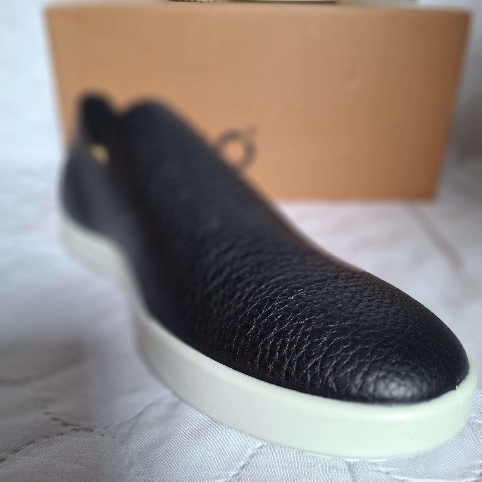 RRP £130. Ecco Mens Shoes Leisure Casual Slip On Loafers Leather UK 9 EU 43 image 5