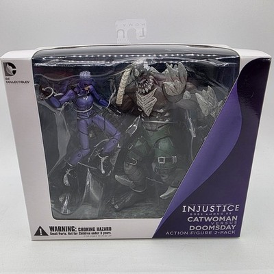 Injustice Gods Among Us Catwoman vs Doomsday 2-Pack DC Collectibles 2013 New A3