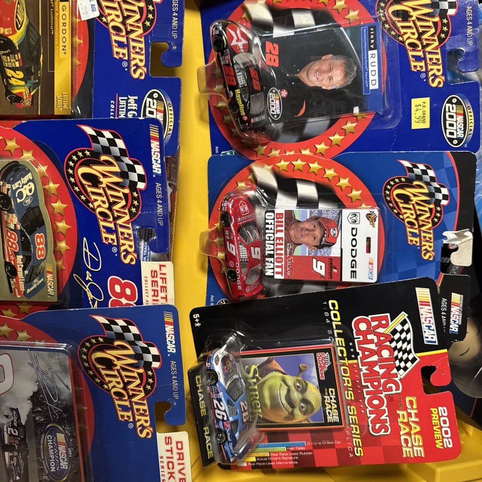 Hasbro Dale Earnhardt Winners Circle Gordon Rudd NASCAR LOTE DE 10 1/64 Diecast Foto 2 de 4