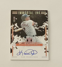 2025 Panini Impeccable Immortal Ink Kevin Mitchell Auto /25