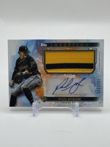 Paul Skenes #APC-PS 2024 Topps Inception Autograph Patch Card card