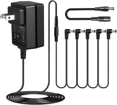 JOYO 12V 1.5A DC Power Supply Adapter for Keyboard, Digital 12V1500mA, Multi 
