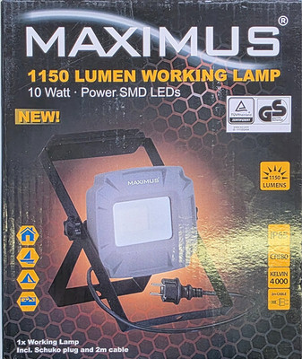 Maximus 1150 Lumen, 10W Power LED Strahler, Fluter, Leuchte, Werkstattlicht, NEU