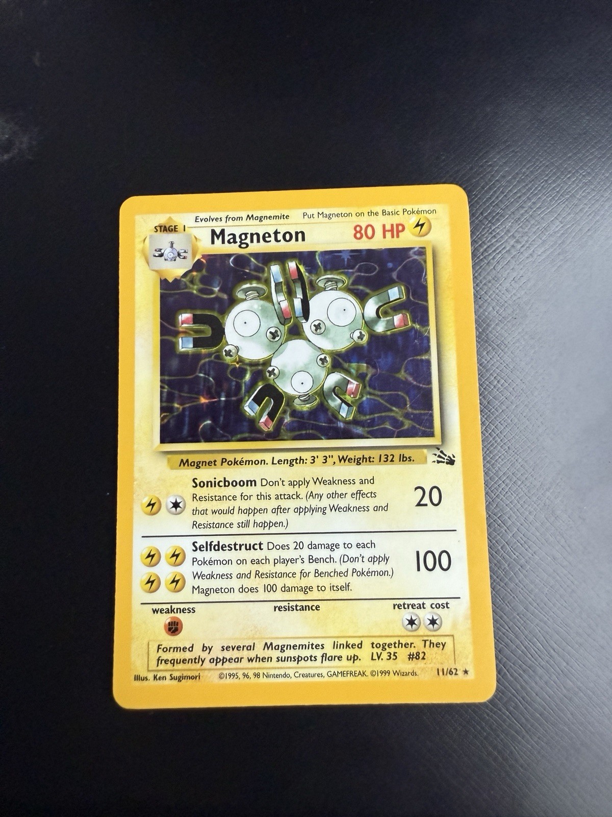 Magneton 11/62 Fossil Holo - MP