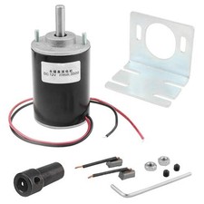 DC Motor 12/24V 30W High Speed CW/CCW Permanent Magnet Motor (12V DC 3500RPM)...