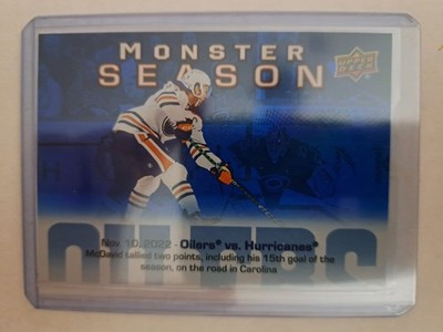 Connor McDavid, #MS-15, Edmonton Oilers, Upper Deck, 2024, Series 2, Mon.Season