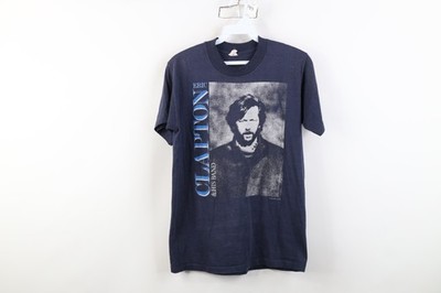 希少 80s Eric Clapton ヴィンテージ バンドTシャツ USA製 Vtg 80s Mens Medium Distressed 1985 Behind the Sun Eric Clapton