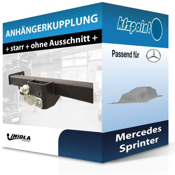 für Mercedes Sprinter 01.2000-05.2006 Imiola HAK-POL AnhäNgerkupplung Starr Neu-image
