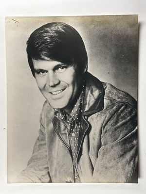 Glen Campbell Press Kit original Photos X2 For The RecordBiography 190