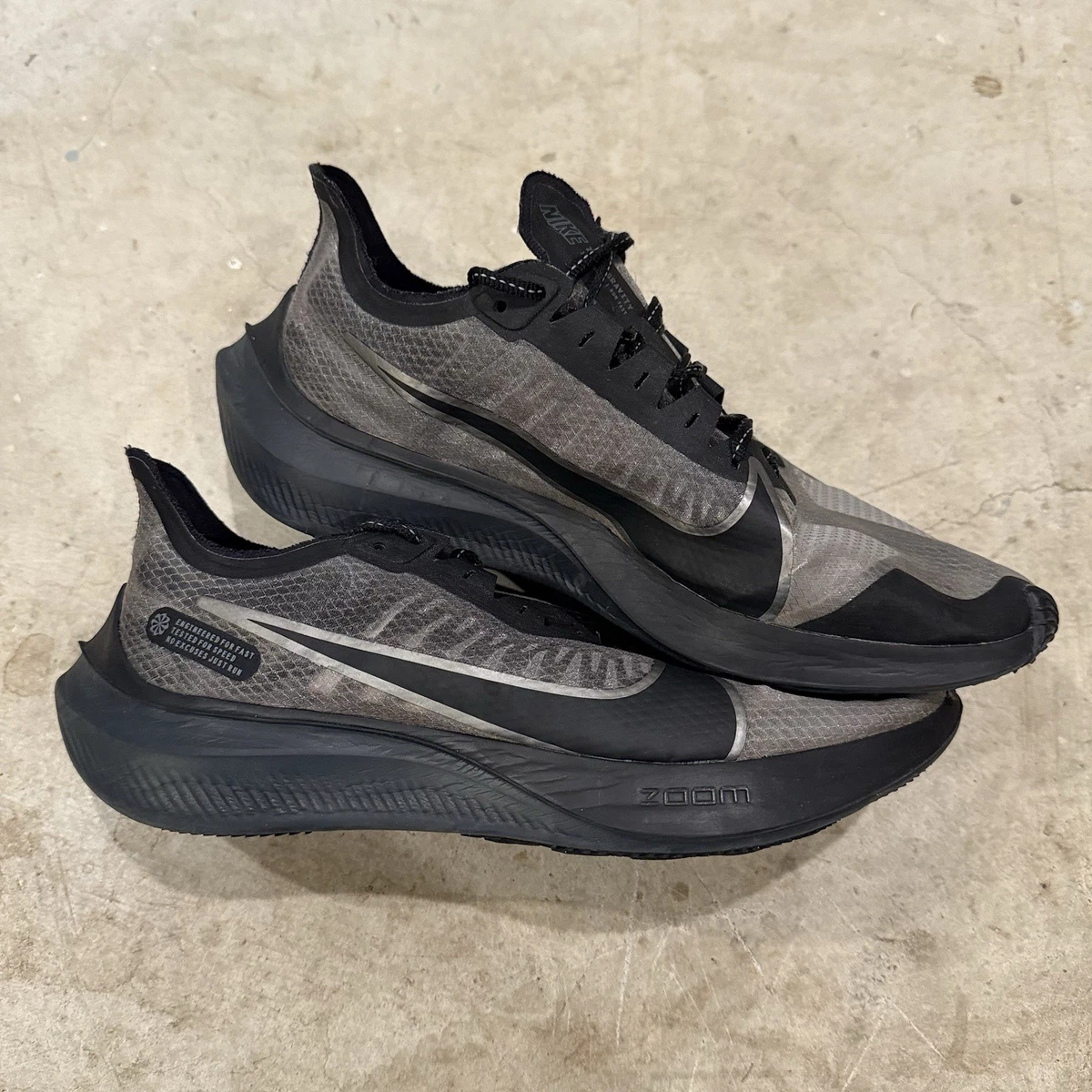Nike Zoom Gravity Running Black Anthracite Sneakers Men\'s Sz 10.5 Shoes Nike Zoom Gravity Black Anthracite | eBay main image 4