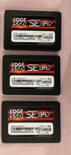 Lot of 3 Working EDGE 240GB 2.5" SATA SSD Solid State Drives