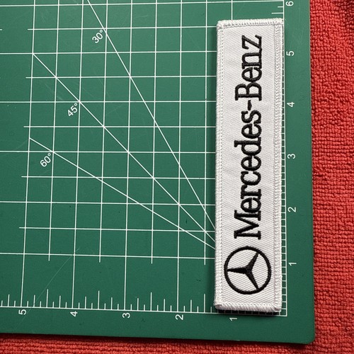 🔥HUGE 5.5” Mercedes-Benz Iron On PATCH Black & White GLS AMG G-Wagon 55 63 RARE - Picture 3 of 5